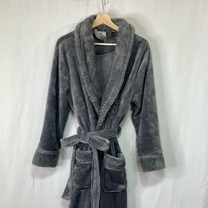 ✅ Turquaz grey pro fleece wrap robe